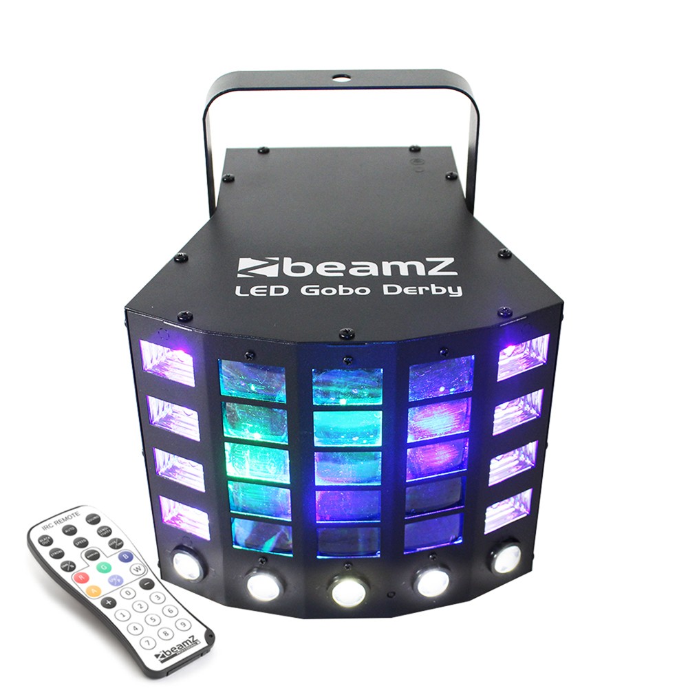 Beamz 153.708 Gobo Derby with UV and Strobe