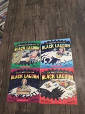 Lot of 4 Black Lagoon Adventures Paperback Books by Mike Thaler Scholastic