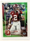 2025 Bowman Chrome University Football Green Lava Refractor Zabien Brown #72