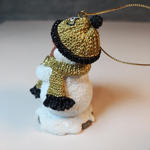 Purdue Boilermakers Vintage Snowman Christmas Ornament 2000 Henry Football Rare - Picture 3 of 7