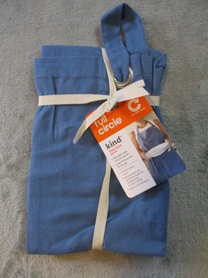 Full Circle Kind Plant-Dyed Bib Apron Blue Organic Cotton One Size Kitchen Cook