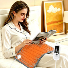 Electric Heating Pad with 6 Settings, Auto Shut Off for Back Neck Knee Heat Pad