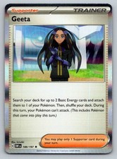Geeta Holo Rare SV03: Obsidian Flames 188/197 NM