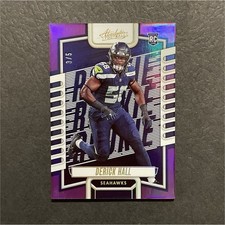 2023 Panini Absolute Derick Hall Rookie Purple 3/5 #165