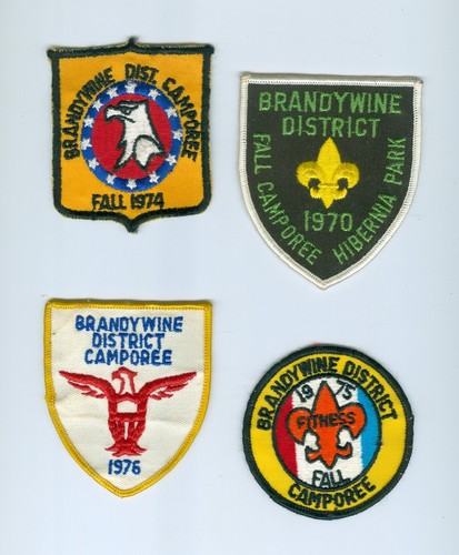 Chester County Council Brandywine District 1970, 1974, 1975, 1976 camporee md