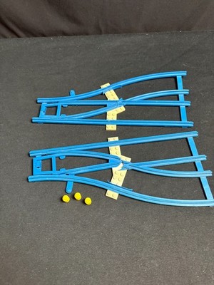Lego 154  4,5V  Eisenbahn Weichen Switch Track - 1 Right and 1 Left von 1967 P2