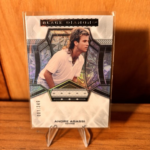 Andre Agassi 2025 Upper Deck Goodwin Champions #BA-AA Black Diamond /349 Tennis
