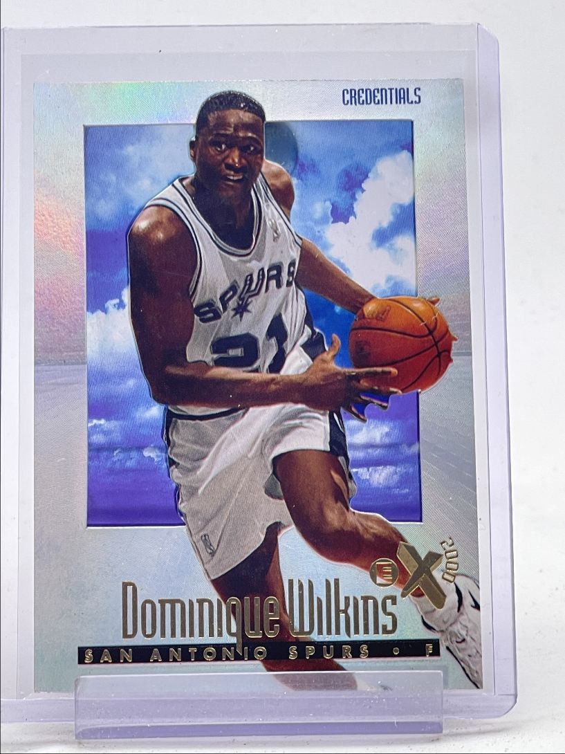 DOMINIQUE WILKINS 1996-97 SKYBOX E-X2000 CREDENTIALS SPURS #66 /499 Q3562