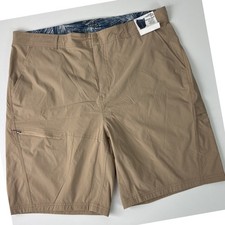Reel Life Mens Shorts Size XL Riptide Natural Water Resistant Natural Stretch C4