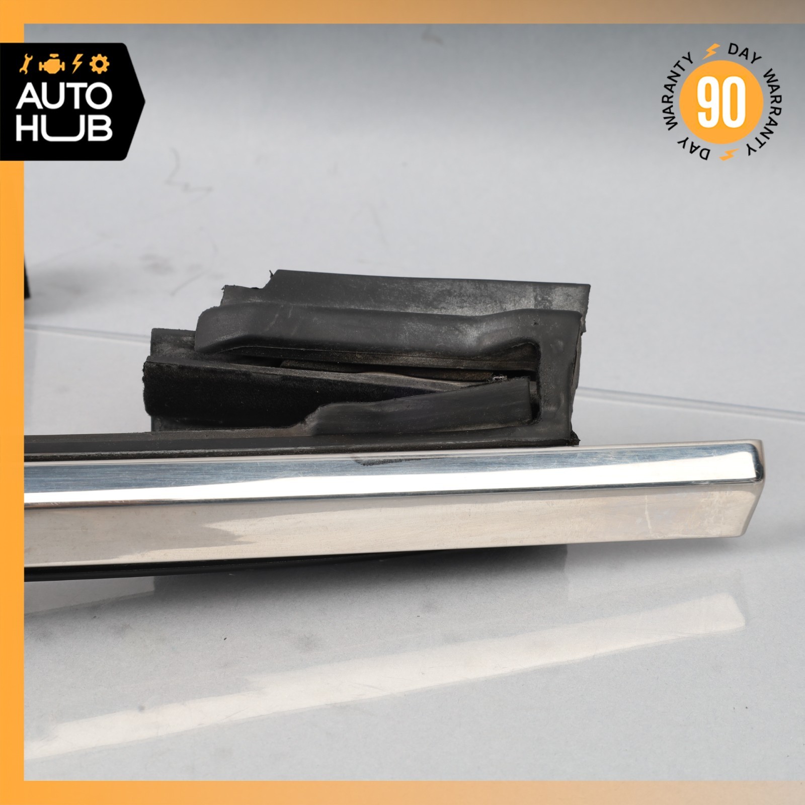 07-18 Bentley Continental GTC Rear Left Side Window Weather Seal Molding OEM 32k