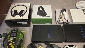 Playstation 2 PS2 console Lot Nintendo Wii Xbox Games Controllers ASIS