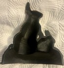 Painted Cast Iron Rabbits Door Stop  8” x 3” x 10” — photo 5
