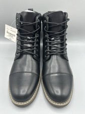 J. Ferrar Men\'s JF‎ Bolton Black Lace Up Combat Boots Memory Foam Size 12M NWT J. Ferrar Black Boots for Men for Sale | Shop New & Used  main image 4