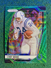 2024 Panini Prizm #296 SP Green Wave Lenny Moore Baltimore Colts NFL