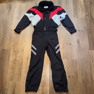 Obermeyer Ski Suit One Piece Snowsuit Snow Bib Vtg 80s 90s Flightsuit Mens Large