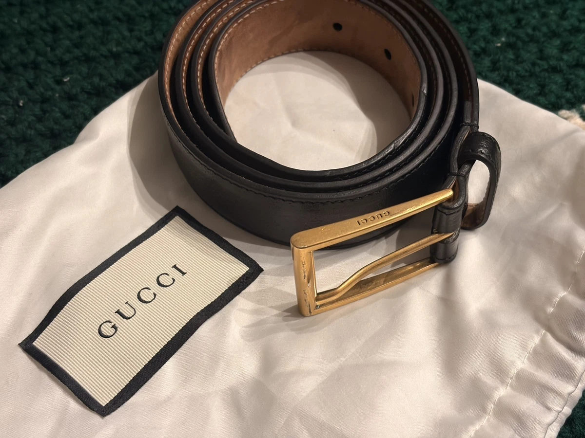 Gucci Gold Belts for Men for sale | eBay