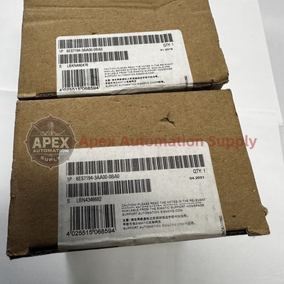 6ES7194-3AA00-0BA0 All-New Siemens SIMATIC DP, Connection block M12 1PC