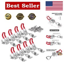 8-Pack Toggle Latch Clamp with 550Lbs Capacity - Ideal for DIY Projects