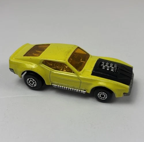 Vintage 1972 Matchbox Superfast Ford Boss Mustang 44 Diecast Car Toy
