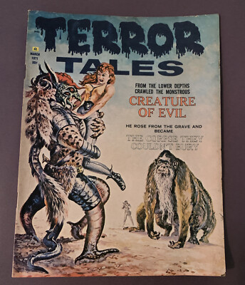 TERROR TALES - EERIE HORROR MONSTER - Vol 3 No. 2, MARCH 1971