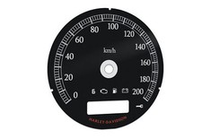 Harley-Davidson Sportster - Speedometer dials MPH to KM/H Gauges