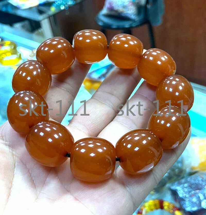 Beeswax cheap amber beads