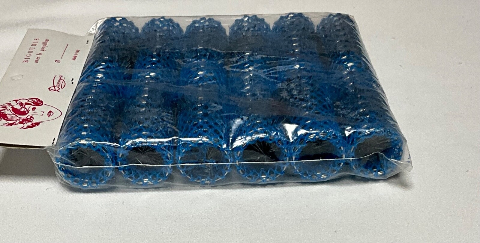 Dannyco Brush Rollers Wire Brush Mesh Hair Rollers Curlers Lot Of 12  1”  New