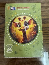     KIDS Wood Puzzles  Children's or Toddler  Montessori  50 PCs     