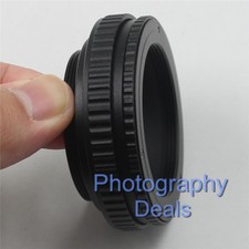 M42 to M42 12-17mm Adjustable Focusing Helicoid Adapter Macro Tube 12mm-17mm