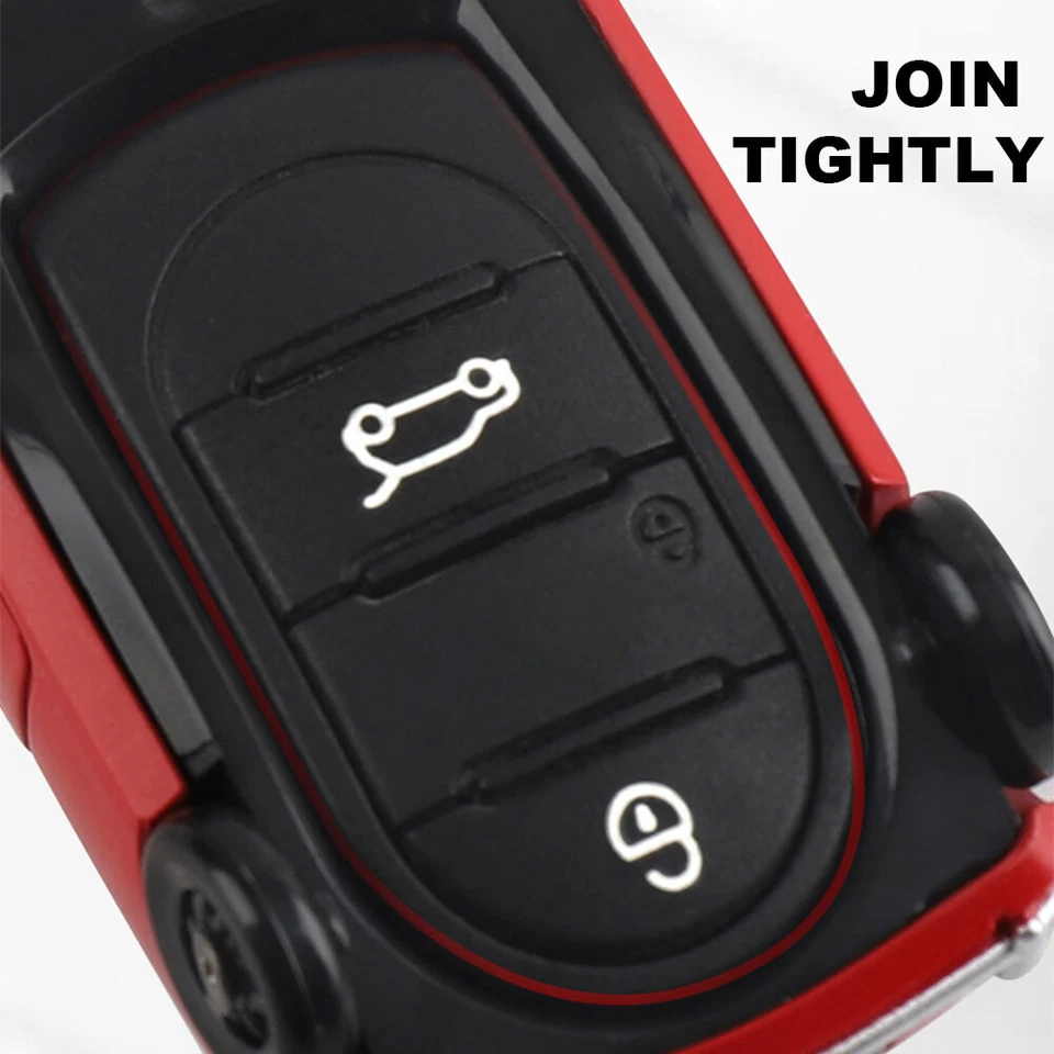 1X Car Key Cover Car Key Case Holder Protector For Mini Cooper F54 F55 F56 F60 - Image 3 of 4