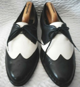 navy and ivory shoes