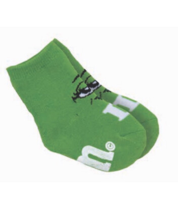 M & M Socks, M And M Socks, Infant Candy Socks, Green M&M Socks 6-12 Months