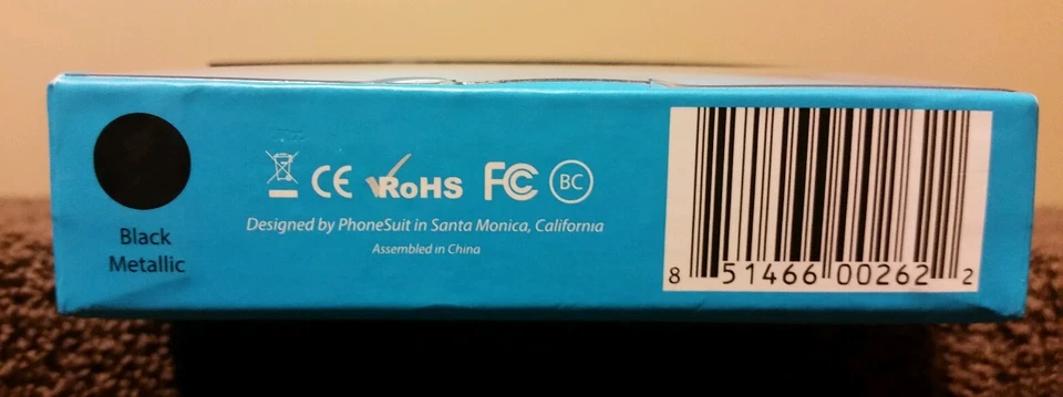 PhoneSuit "Flex XT" Pocket External Battery Charger For Smartphones - Black  NIB - Image 3 of 4