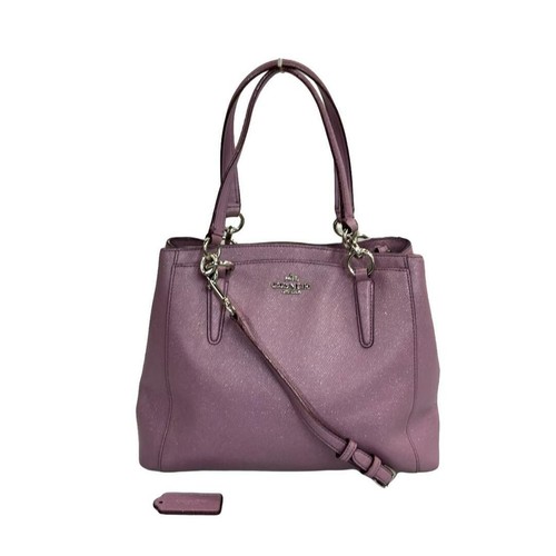 Coach 2 Way Handbag Shoulder Bag Diagonal Hanging F13683 Women Pink