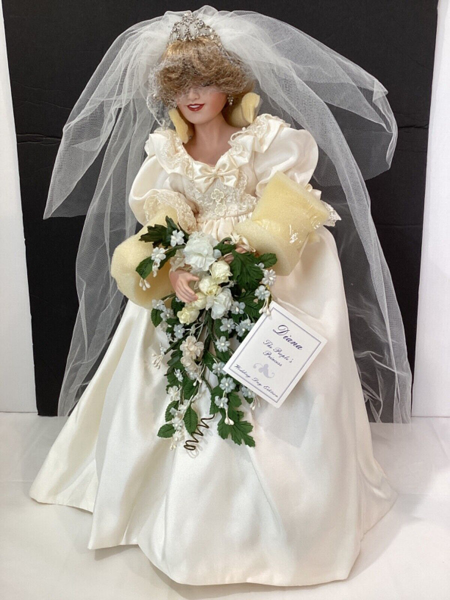 Princess Diana Bride Doll Royal Wedding Porcelain Doll 1998 w certificate |  eBay