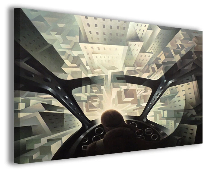 Quadri famosi Tullio Crali VII stampa su tela canvas riproduzione