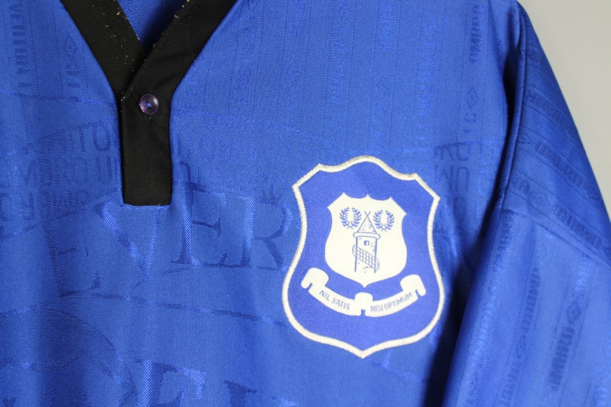 Maillot Domicile EVERTON 1995-1997 - Taille XXL - Umbro Vintage - État Très Bon