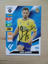 Javi Munoz autograph signed TC Topps La Liga "UD Las Palmas 23/24"