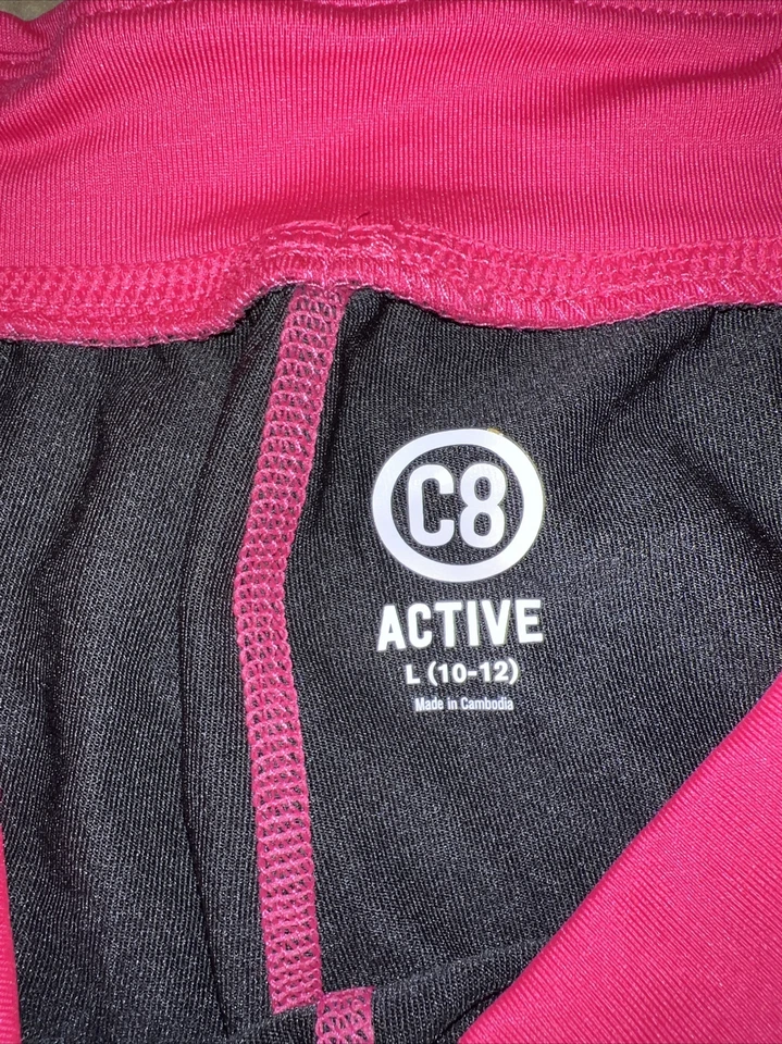 Leggings Crazy 8 Negros, Rosa - C8 Active, Talla Grande (10-12) Nuevos Con Etiquetas Foto 4 de 4