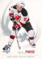 2009-10 SP Authentic #59 ZACH PARISE - New Jersey Devils