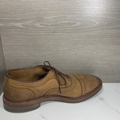 Allen Edmonds Mens Cap Toe Port Washington Oxfords Dainite Soles 7.5 D Chestnut Allen Edmonds Mens Cap Toe Port Washington Oxfords Dainite  main image 3