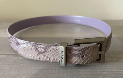 Vintage UNLISTED by Kenneth Cole Genuine Snake Skin Belt 