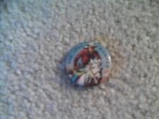 Vintage 1950s The Lone Ranger Tin Pin Back 1 1/4" Wide