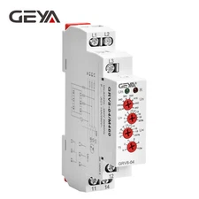 GEYA Three Phase Voltage Monitoring Relay 3 Phase Protection 10A/AC1 127-467VAC