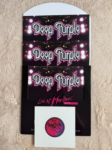 DEEP PURPLE Orchestra LIVE Montreux GLITTER 3LP + 7" 042/500 NOTVD 2012 Unplayed - Picture 11 of 14