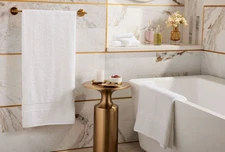 (2 Pack) Waldorf Astoria Luxury Bath Sheet 34" x 70" 100% Cotton White