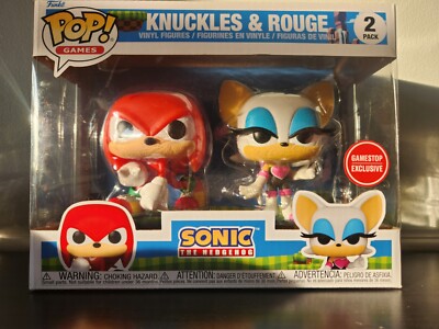 Funko Pop! Sonic the Hedgehog - Knuckles & Rouge 2-Pack GameStop Exclusive