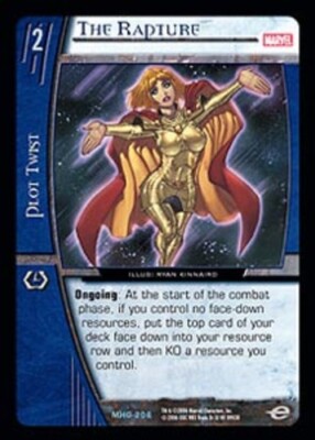 VS System: The Rapture - Foil [Played] Marvel Heralds of Galactus TCG ...