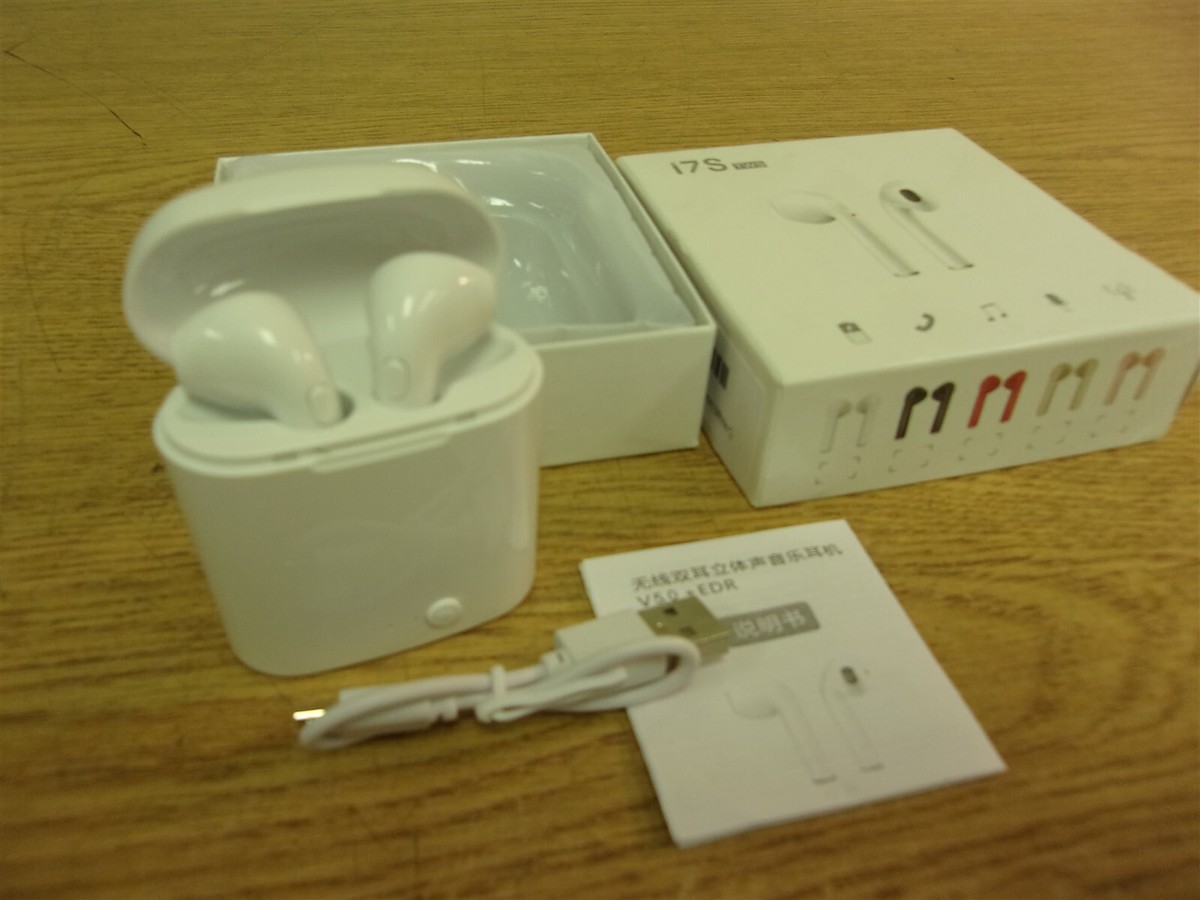 NEW Wireless Bluetooth Earbuds White 17S TWS *FREE SHIPPING* - Main Image