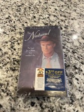 The Natural (VHS, 1994) Robert Redford, Robert Duvall